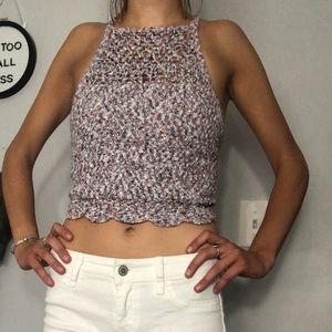 Knitted crop top